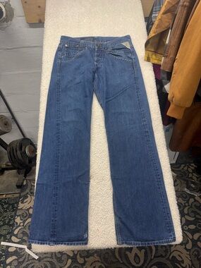 Replay Classic Wide-Leg Blue Jeans size 30x32